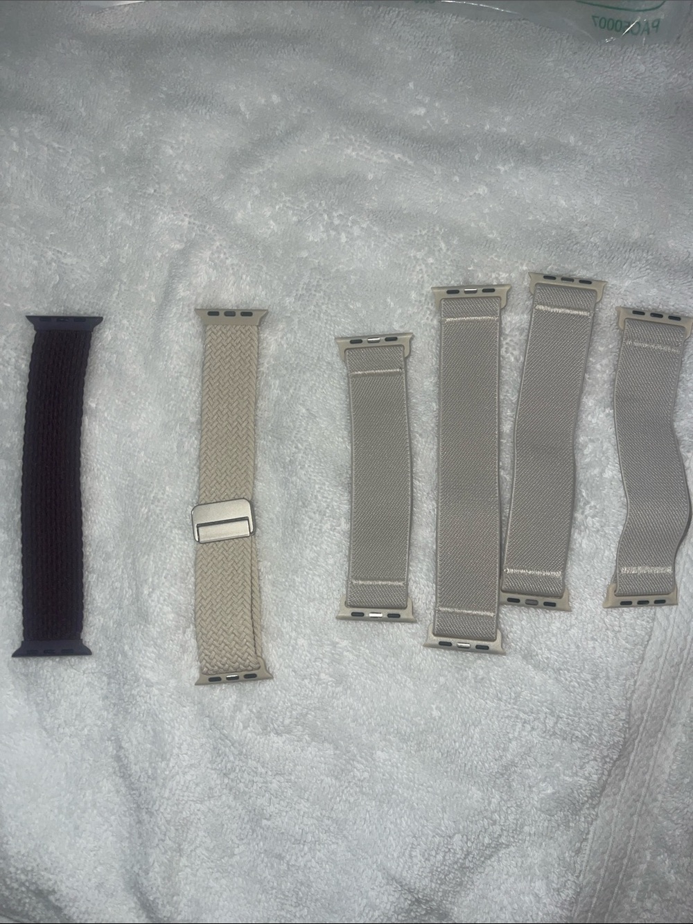 Bundle of 6 Replacement Apple Watch Nylon & Woven Bands.